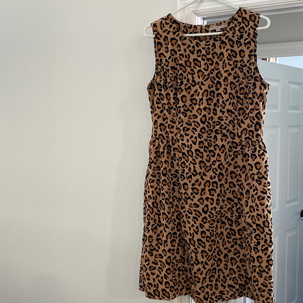 Gap cheetah dress